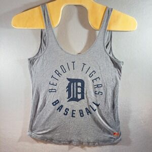 506 | PINK Victoria's Secret Detroit Tigers Baseball Tank Top Grey Womens Small